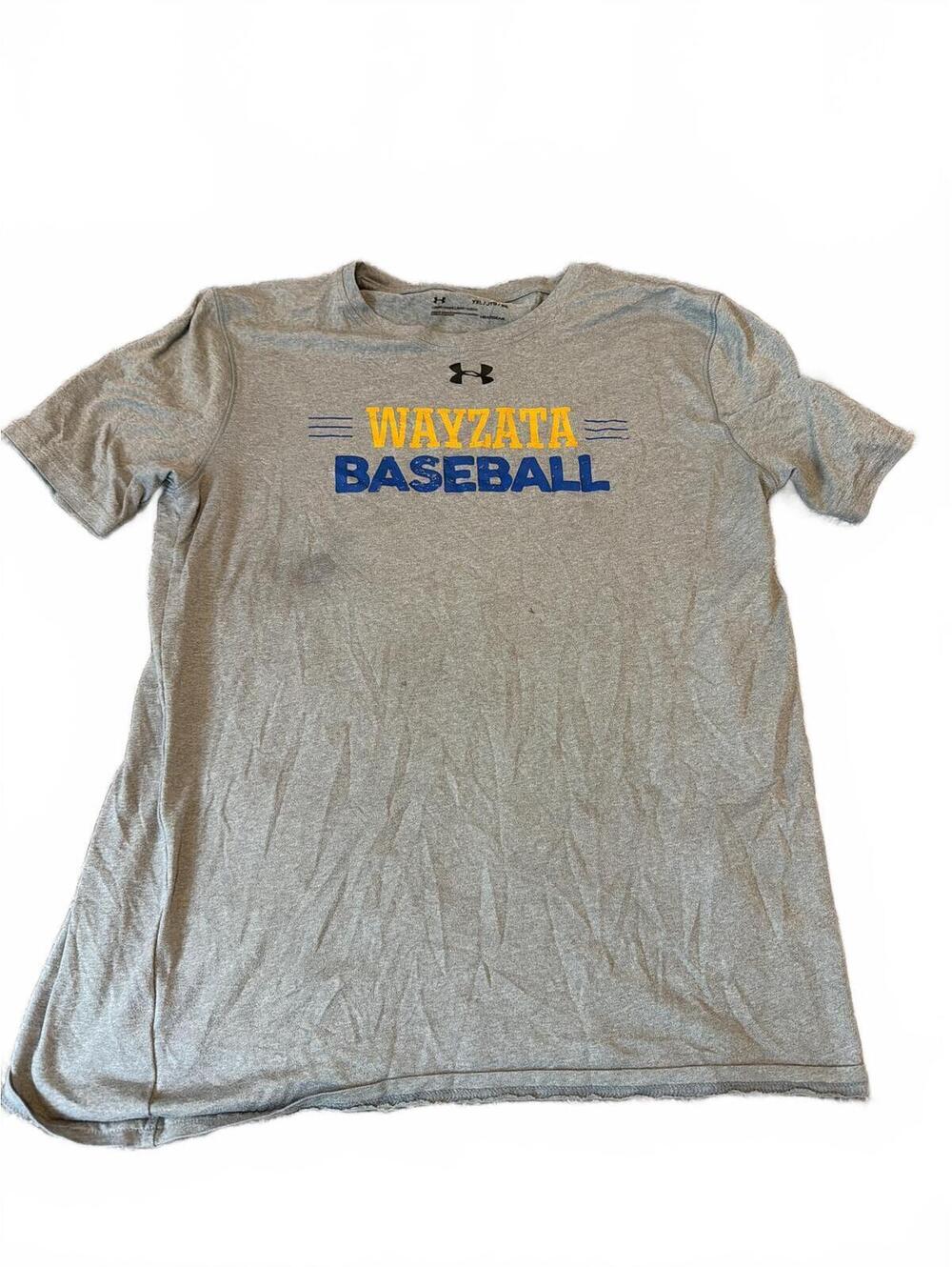Under Armour Boys XL Gray Wayzata Baseball Tee